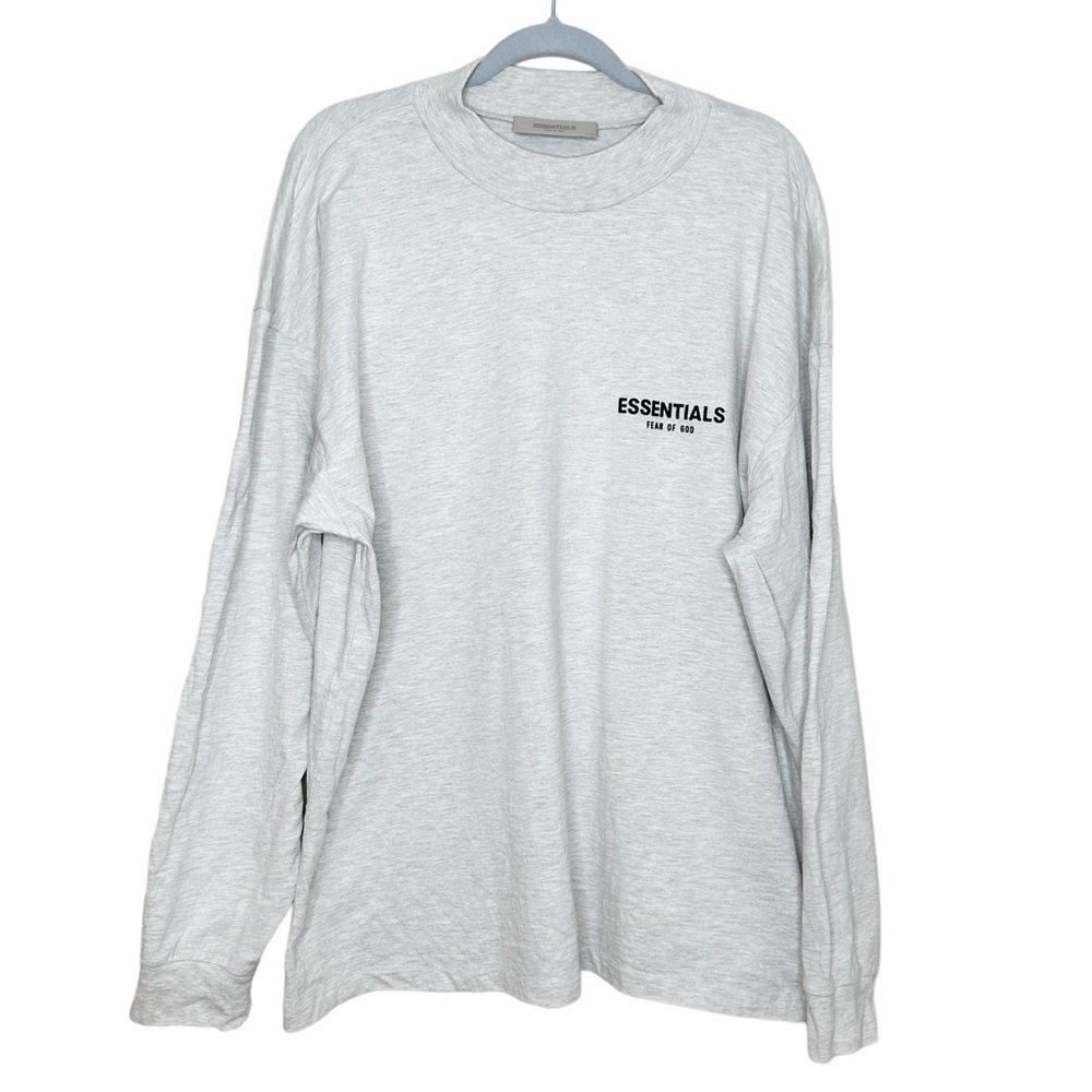 Essentials Gray Long Sleeve Tee